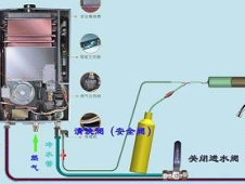 用天然气的热水器