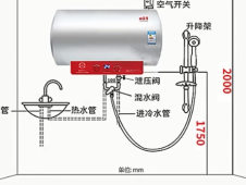 电热水器安装尺寸